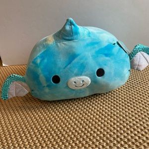 SQUISHMALLOWS STACKABLES Teal Blue 14" Pterodactyl Reid Soft Plush Toy SR2